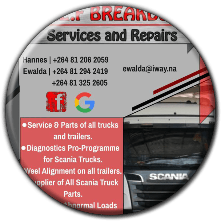 HEZF Breakdown - Breakdown Services in Gobabis, Namibia