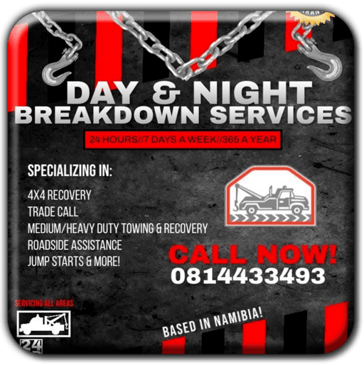 Day And Night Breakdown Services - Breakdown Services in Windhoek, Namibia
