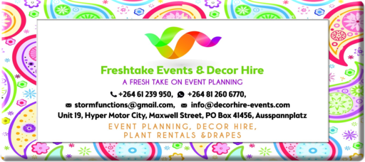 Freshtake Events & Decor Hire banner